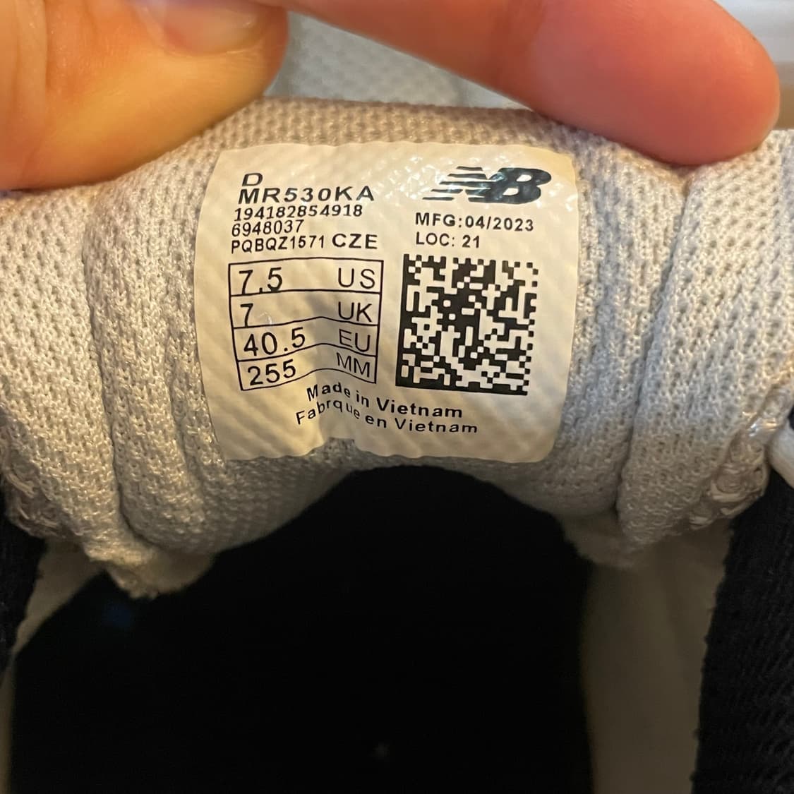 뉴발란스530 스틸 그레이 255 상품이미지9