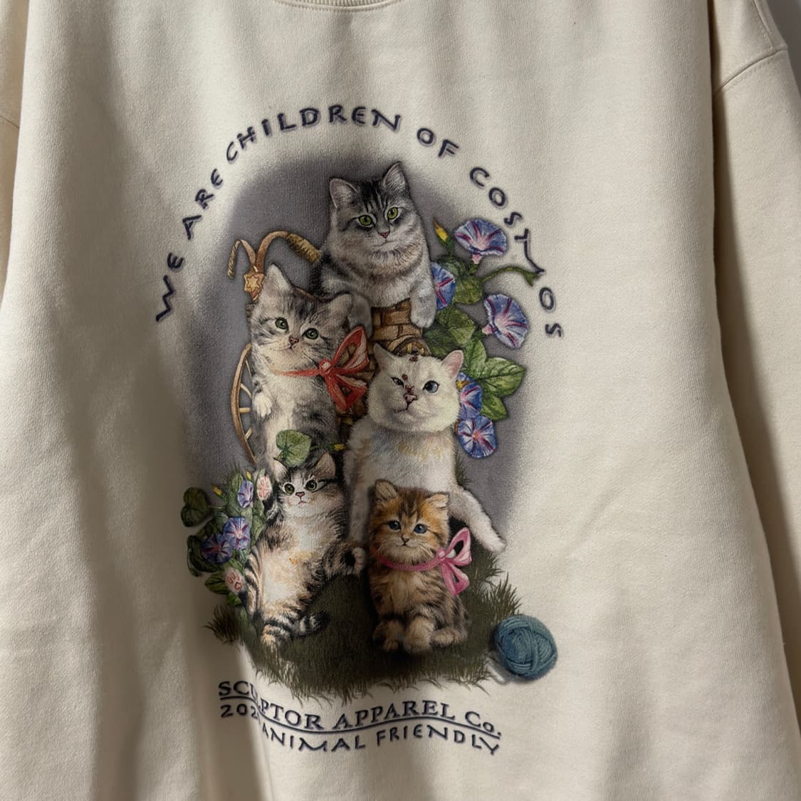 SCULPTOR 고양이 스웻셔츠 상품이미지3