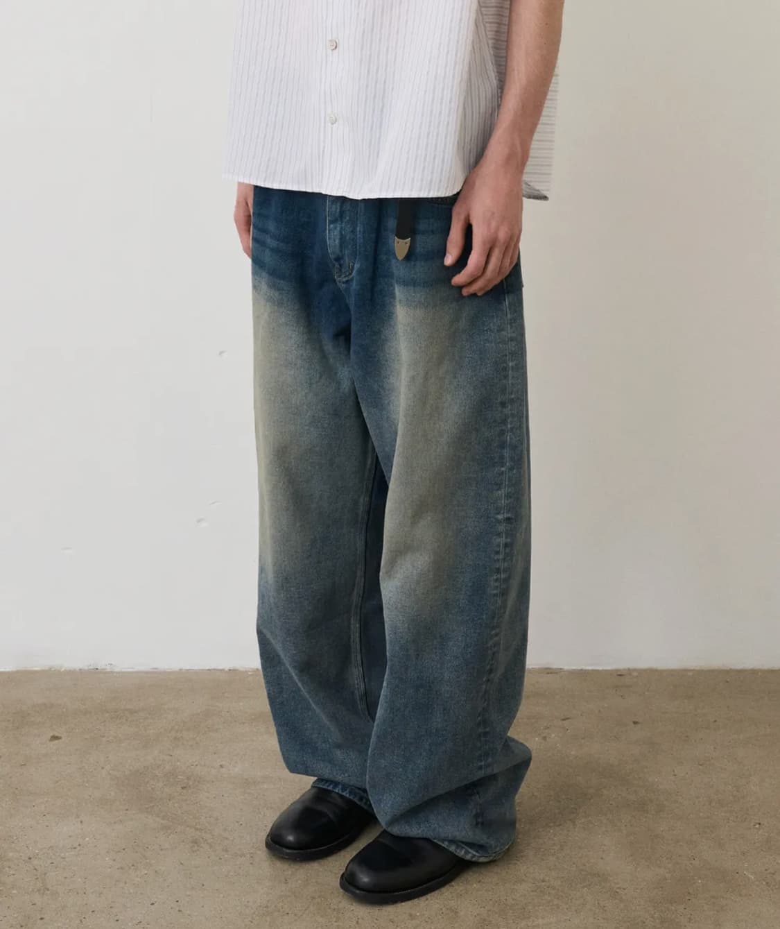 노운 wide denim pants (blue)(0)팝니다 상품이미지1