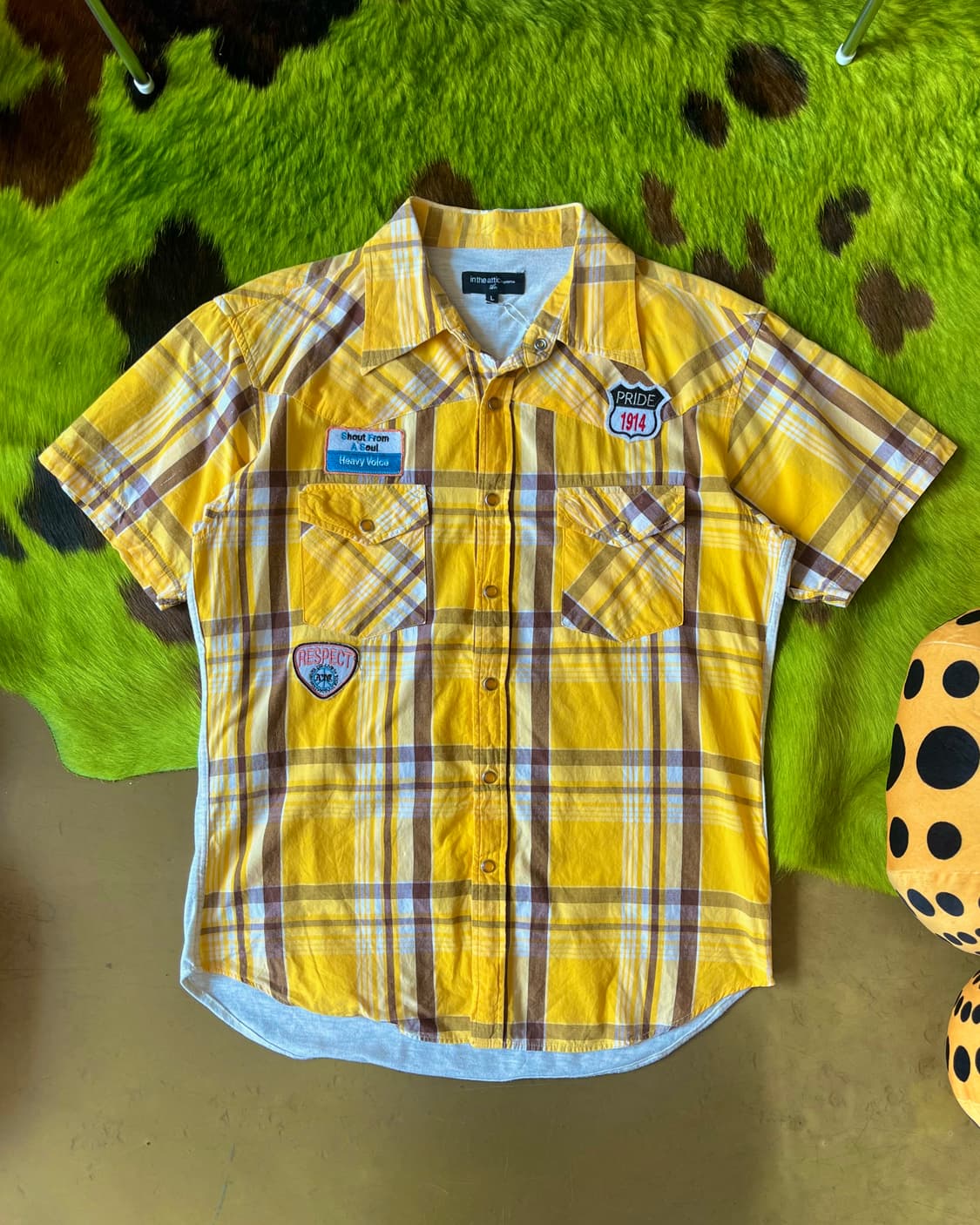 In the Attic Half Sleeve Check Shirt 상품이미지4
