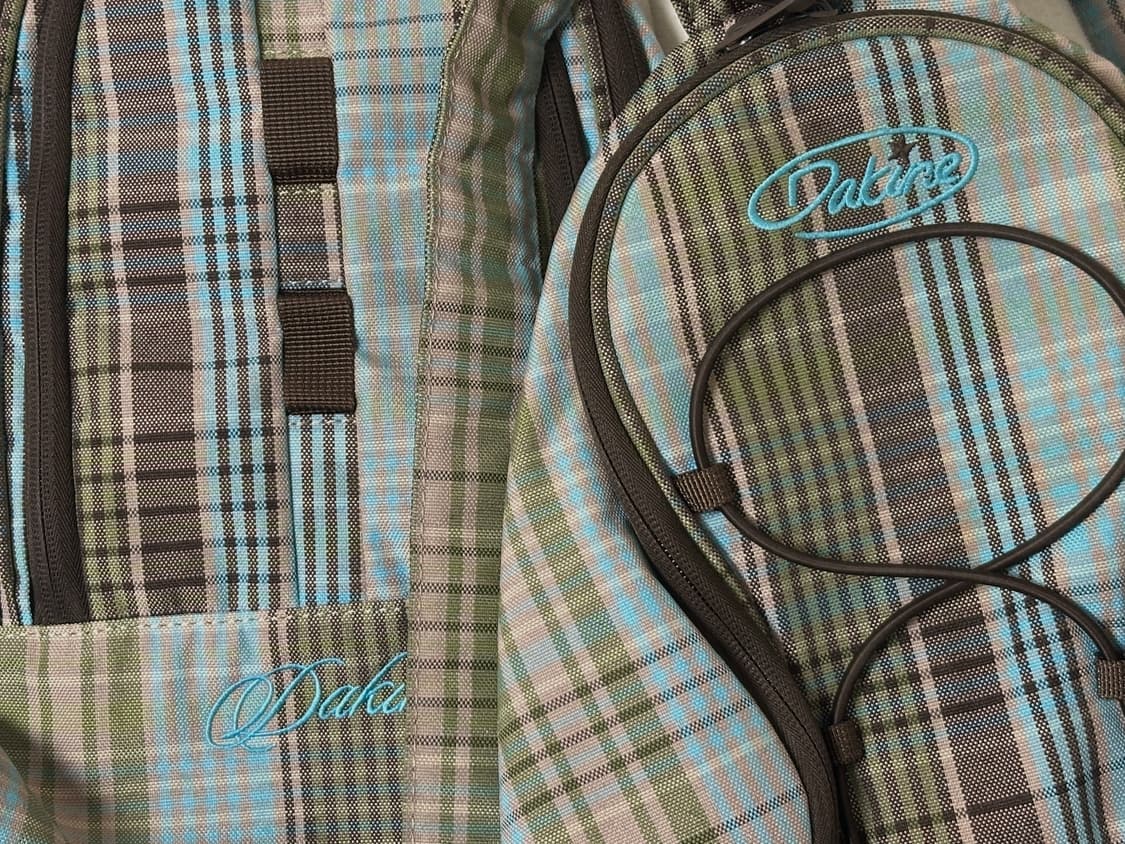 Dakine 체크&도트 백팩 블루그린1 상품이미지9