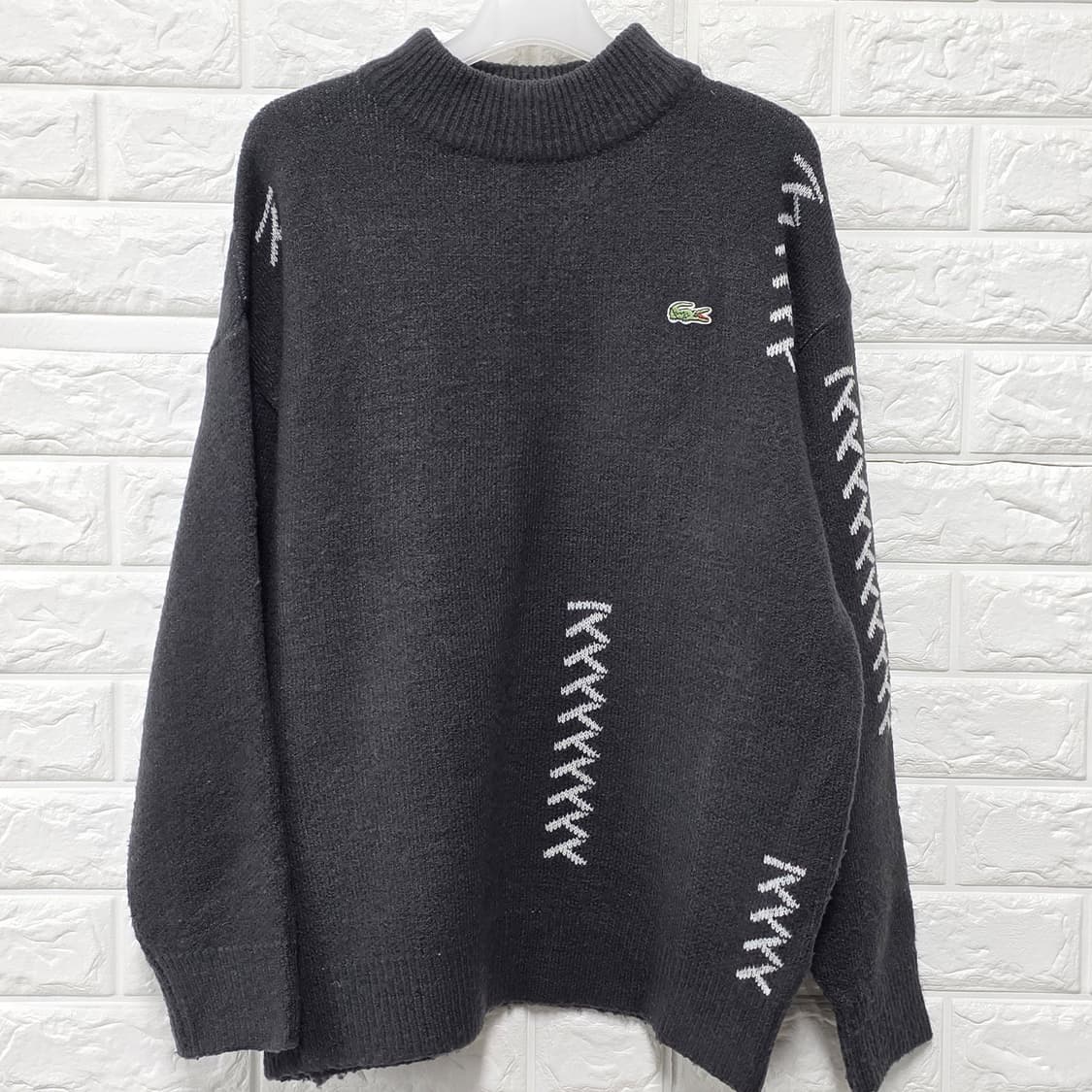 택포// 라코스테 슬림핏 니트 L 상품이미지1