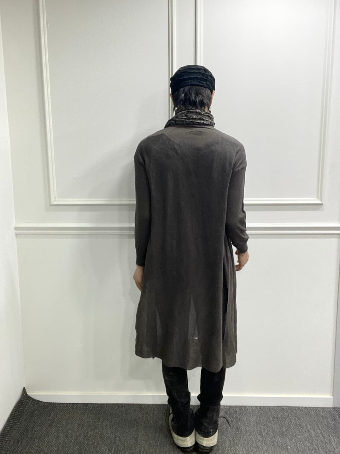 [LANVIN] Minimal Grey Long Cardigan 상품이미지3