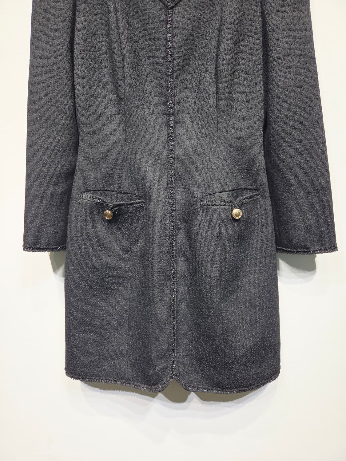 FLOWOOM 플로움 블랙 스퀘어넥 원피스 상품이미지5