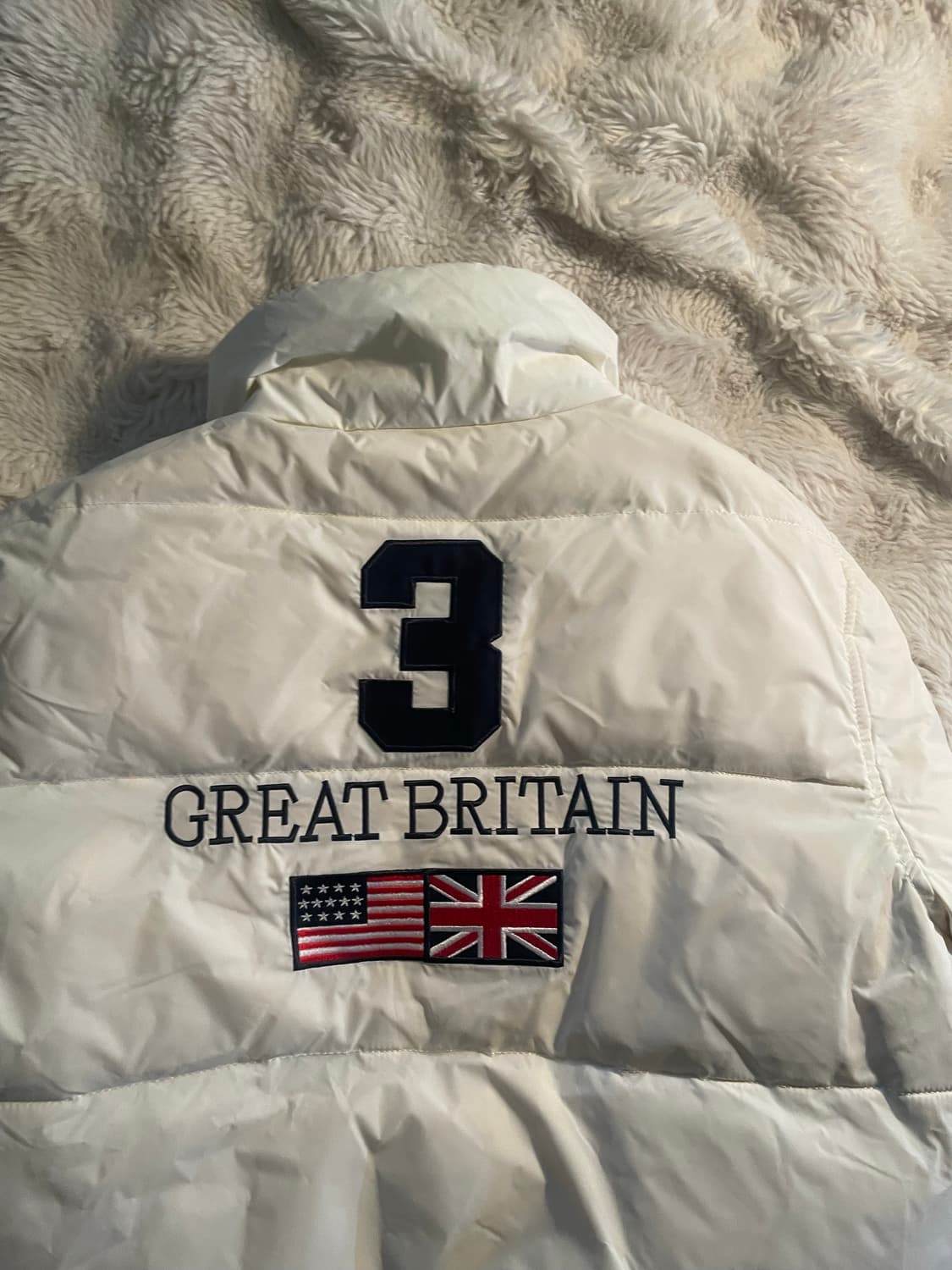 폴로 랄프로렌 빅포니 브리튼 크림 화이트 패딩 상품이미지2