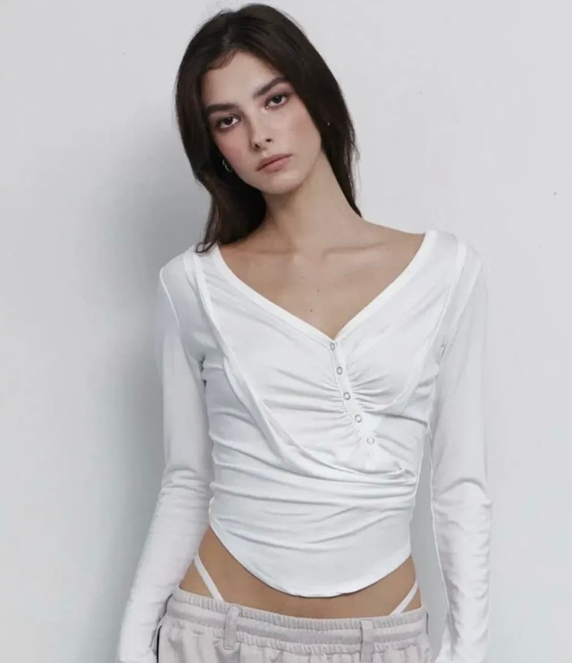 플리즈노팔로우 Deba Long Sleeve Top데바탑(새상품) 상품이미지1