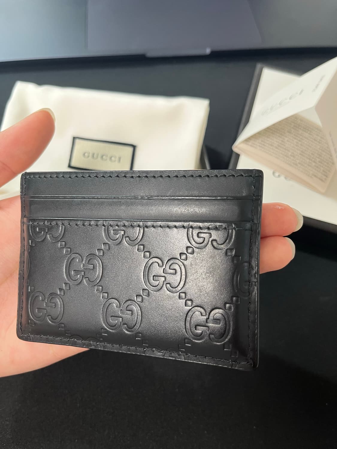 구찌 GG 시그니처 카드지갑 S급 풀박스 상품이미지3