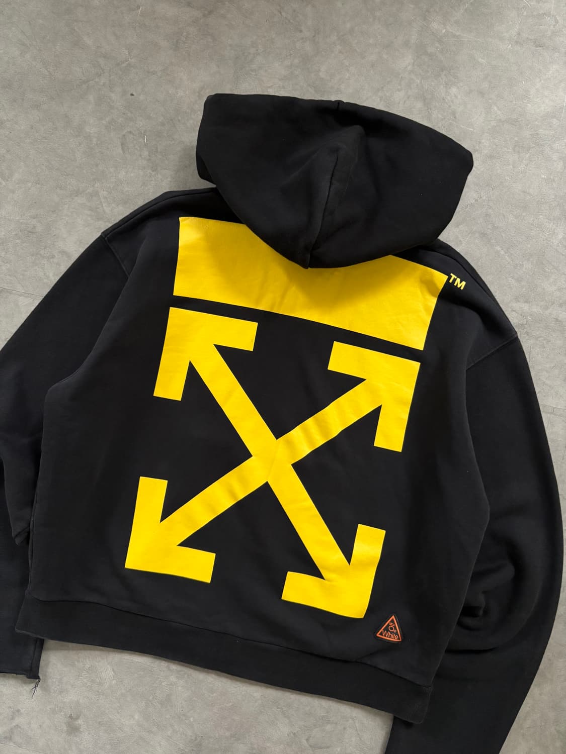 Off White 오프화이트 애로우 로고 숏 후드집업  상품이미지9