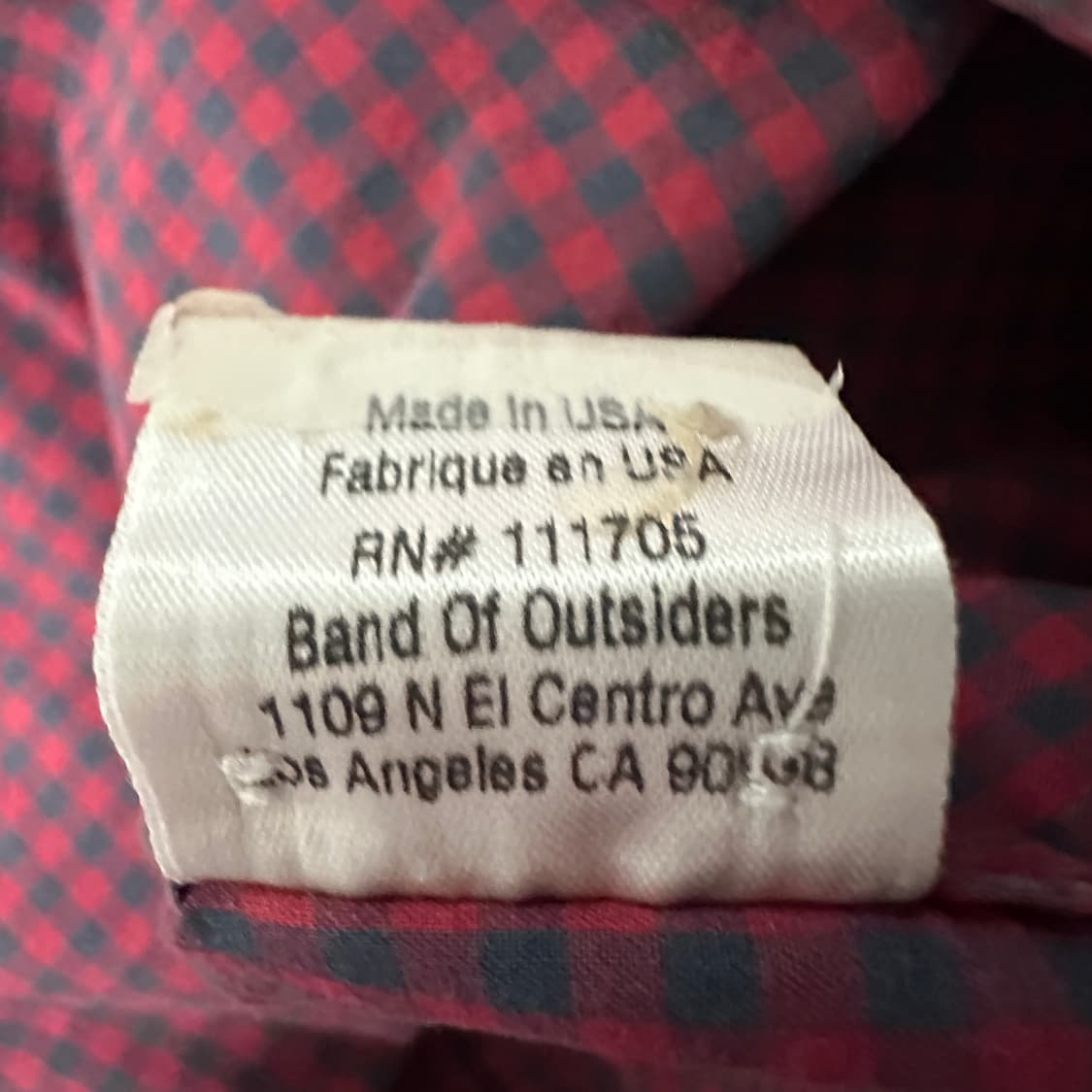 BAND OF OUTSIDERS usa made shirt 상품이미지4