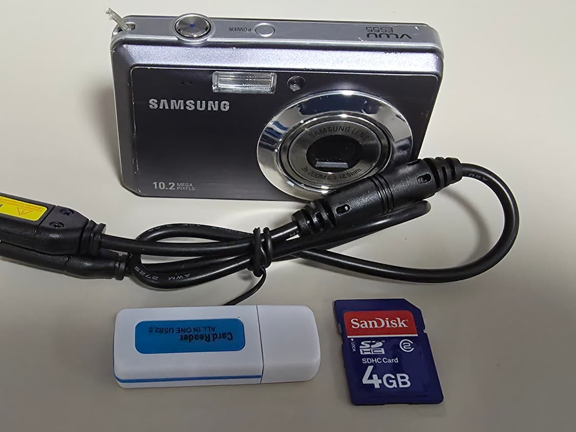 삼성 블루 ES55 빈티지 디지털카메라 상품이미지8