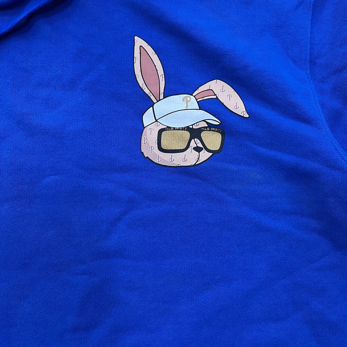 L MLB 래빗 오버핏 후드 티셔츠 0303M 상품이미지5