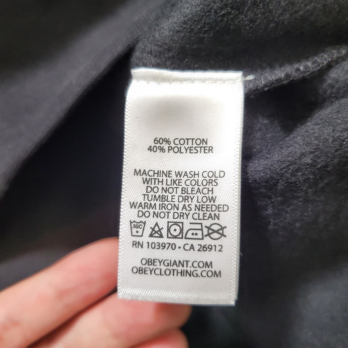 새상품 OBEY 오베이 더블 페이스 프리미엄 후드티 상품이미지3