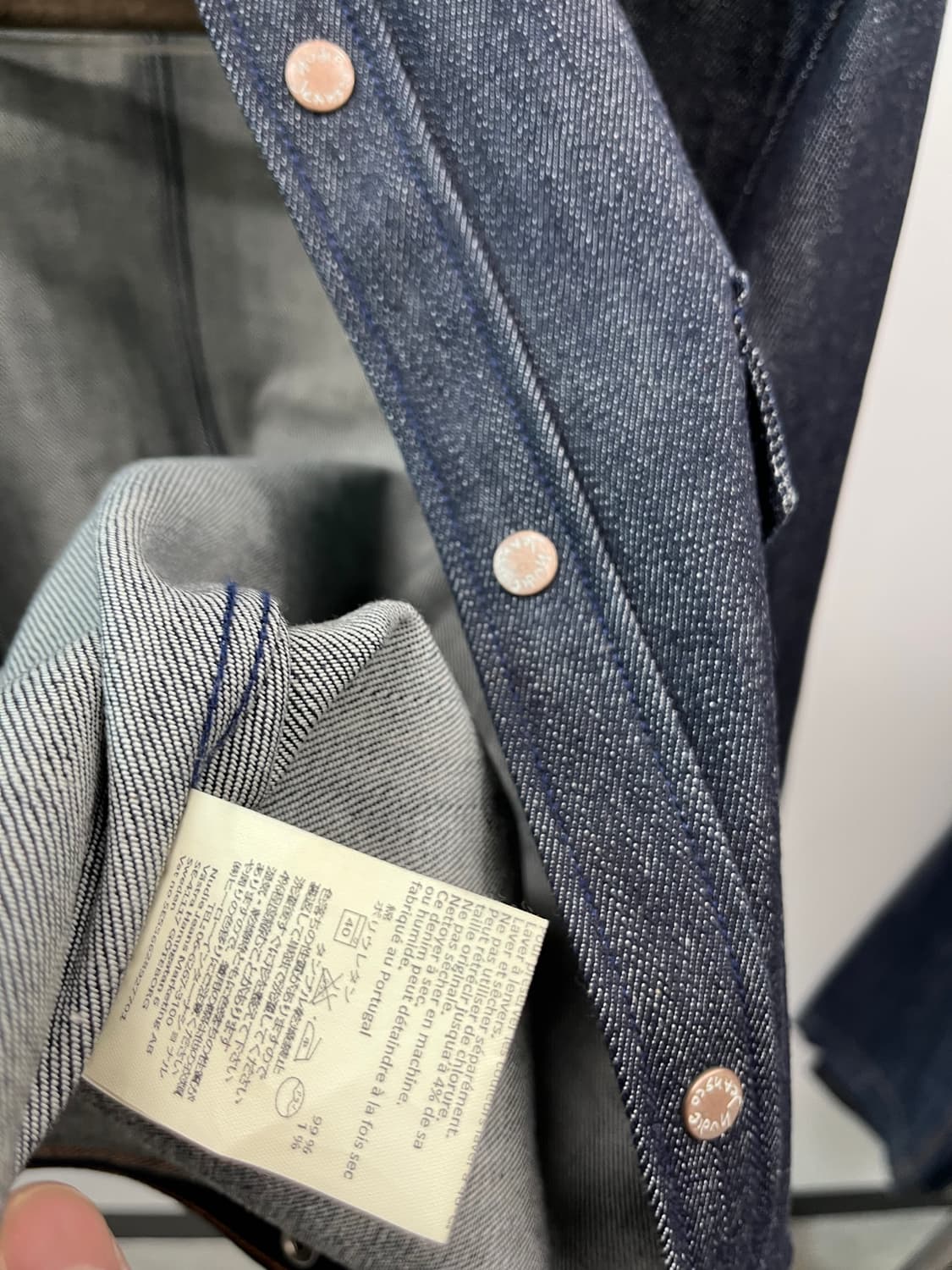 슬림100) 누디진 데님셔켓  상품이미지10