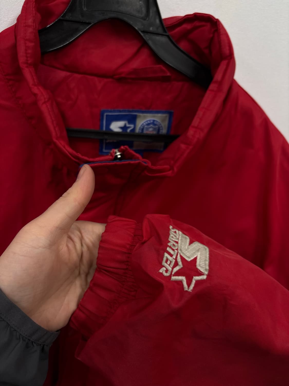 스타터 올드스쿨 뉴잉글랜드 패트리어츠 바시티자켓     상품이미지4