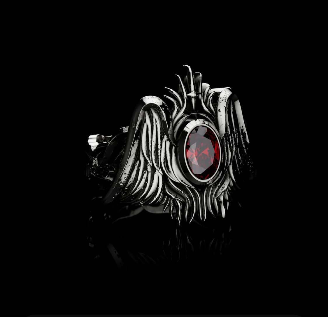 yordy cubic red ring  상품이미지3