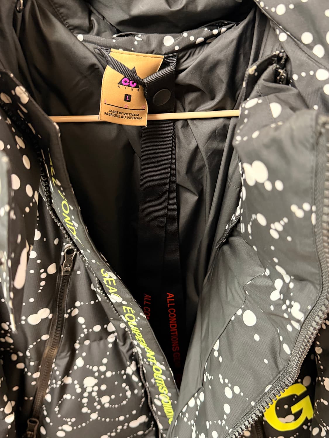 나이키 ACG 다운 필 파카 블랙 상품이미지2