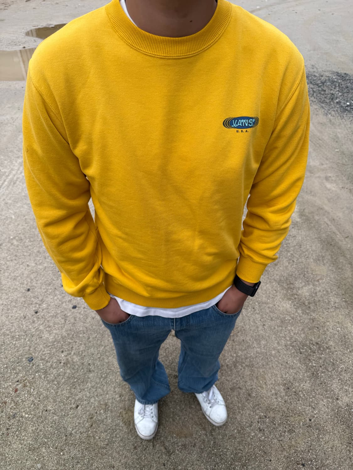 90-00s Vans usa retro 스웻 맨투맨 상품이미지2
