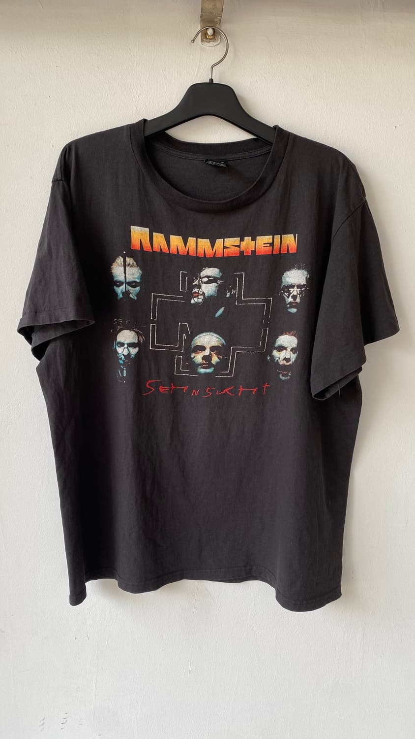 빈티지 rammstein 람슈타인 밴드 티셔츠 xl 2xl 상품이미지1