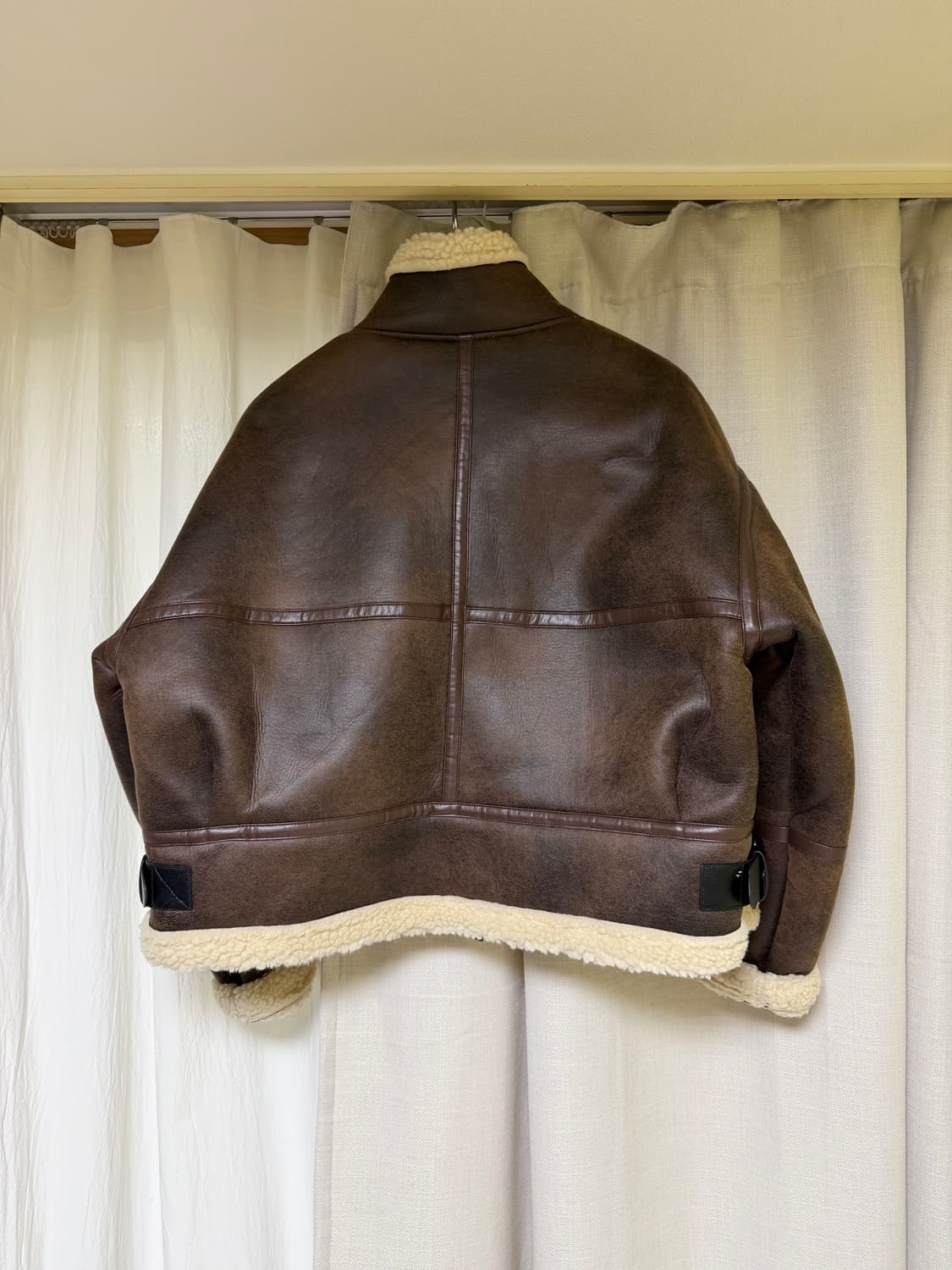 갈색 무스탕 상품이미지2