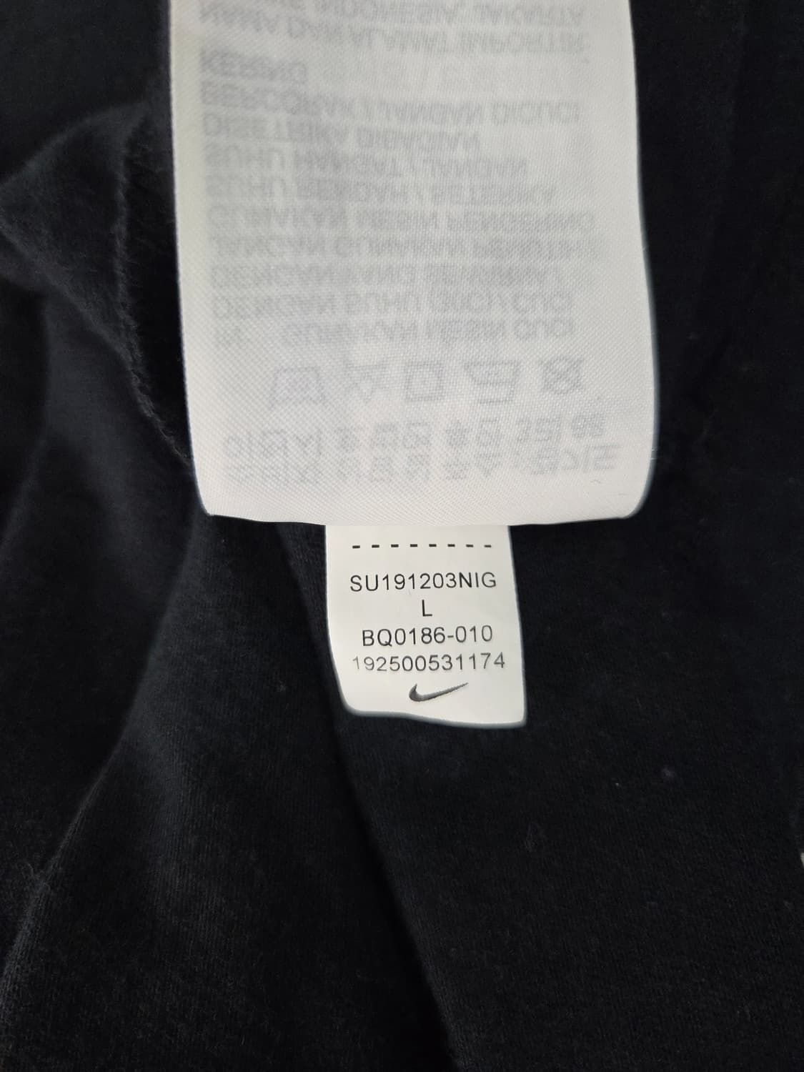 나이키 시바견 그래픽 반팔 티셔츠 블랙 상품이미지9