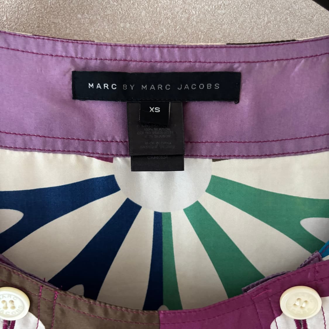 Marc by Marc Jacobs 마크제이콥스 실크 플라워 튜닉 xs 상품이미지2