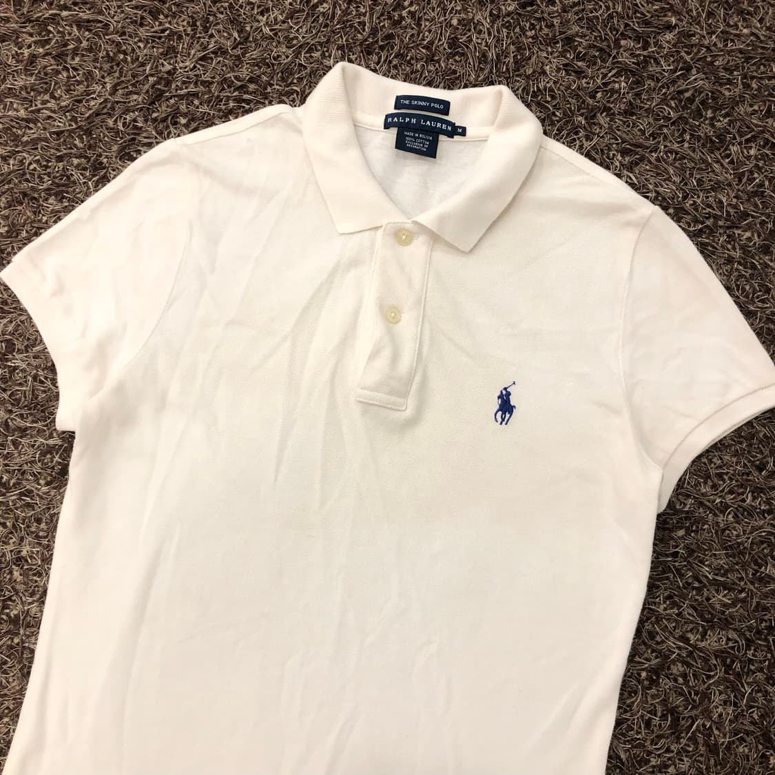 폴로 랄프로렌 화이트 카라 PK 반팔 티셔츠 상품이미지2