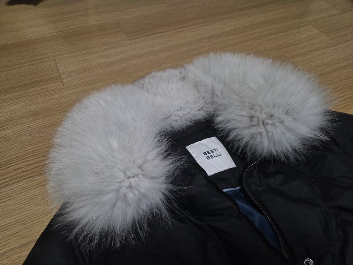 베스띠벨리 폭스퍼 구스 다운 숏 패딩 점퍼 상품이미지3