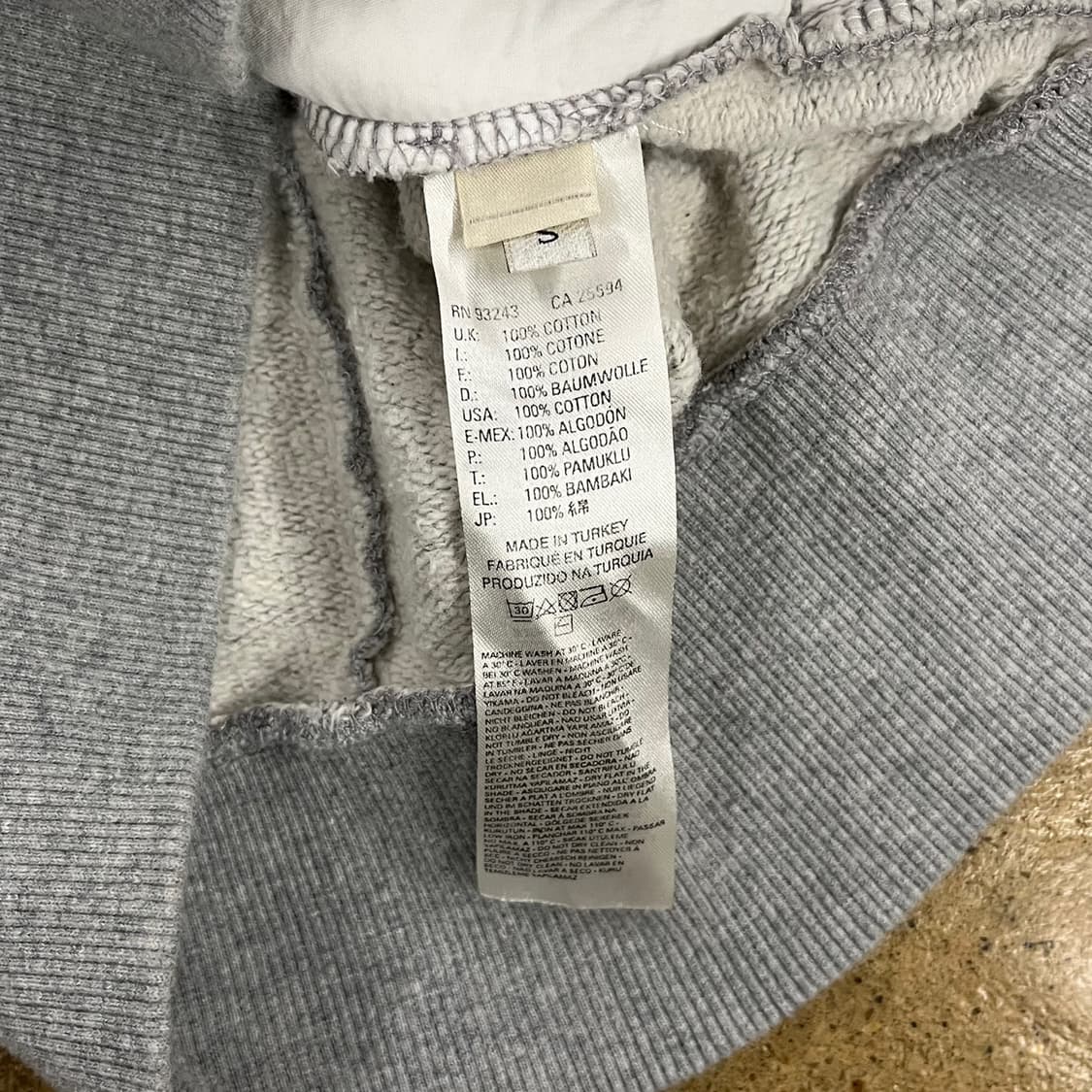 디젤 그레이 멀티 풀 지퍼 후드집업 상품이미지6