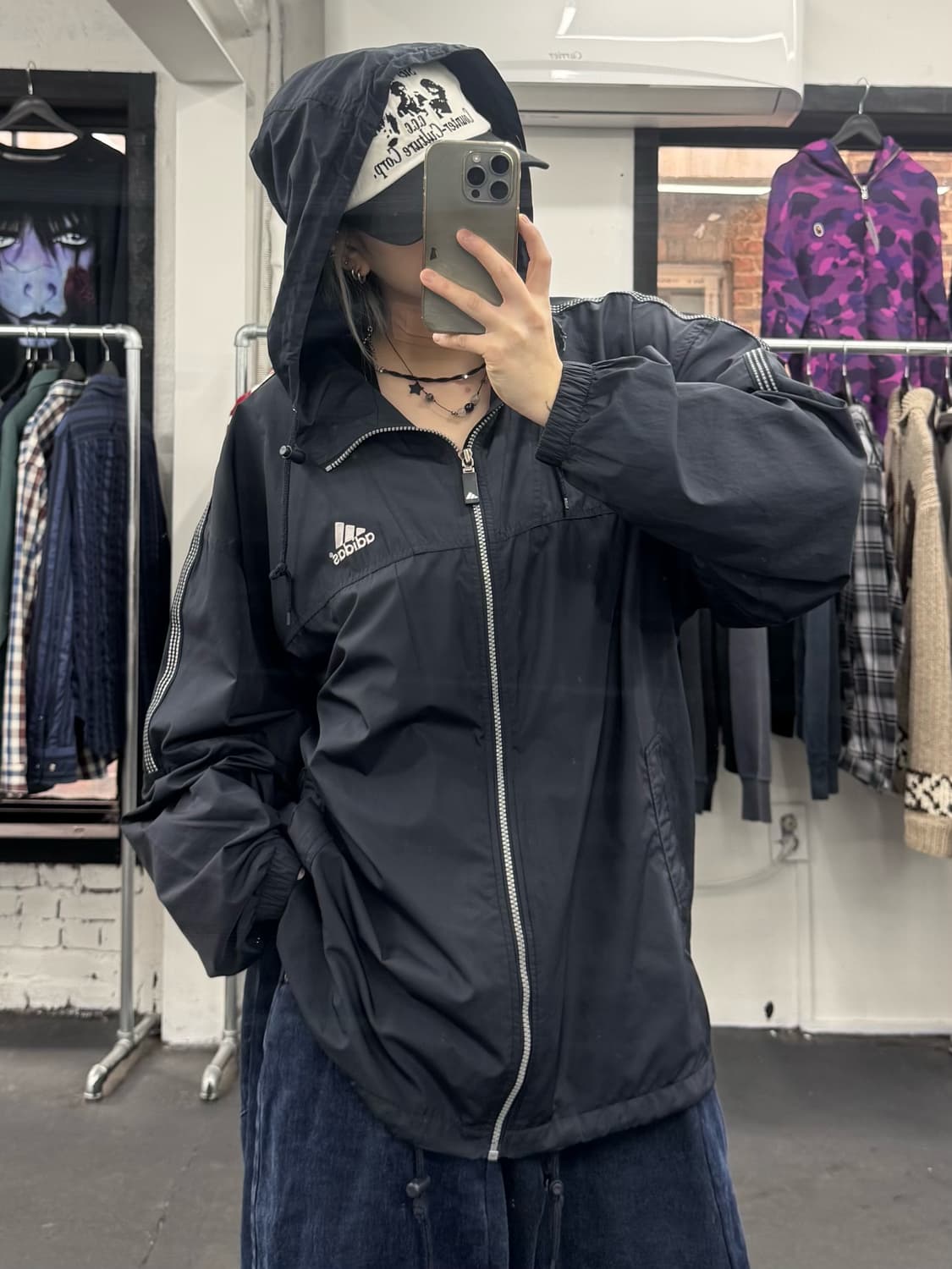 아디다스 올드스쿨 바람막이 상품이미지3