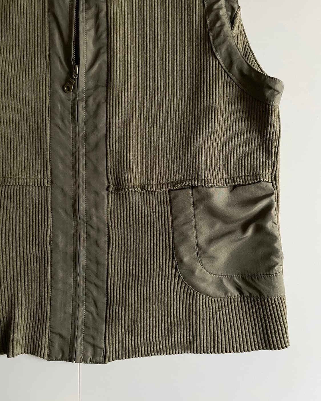 shirring zip-up vest 상품이미지4