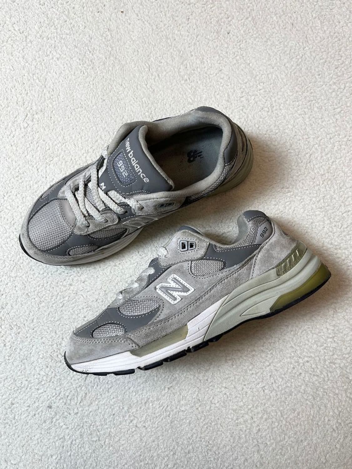 뉴발란스 992 USA 코어 그레이 스니커즈 A1834 상품이미지2