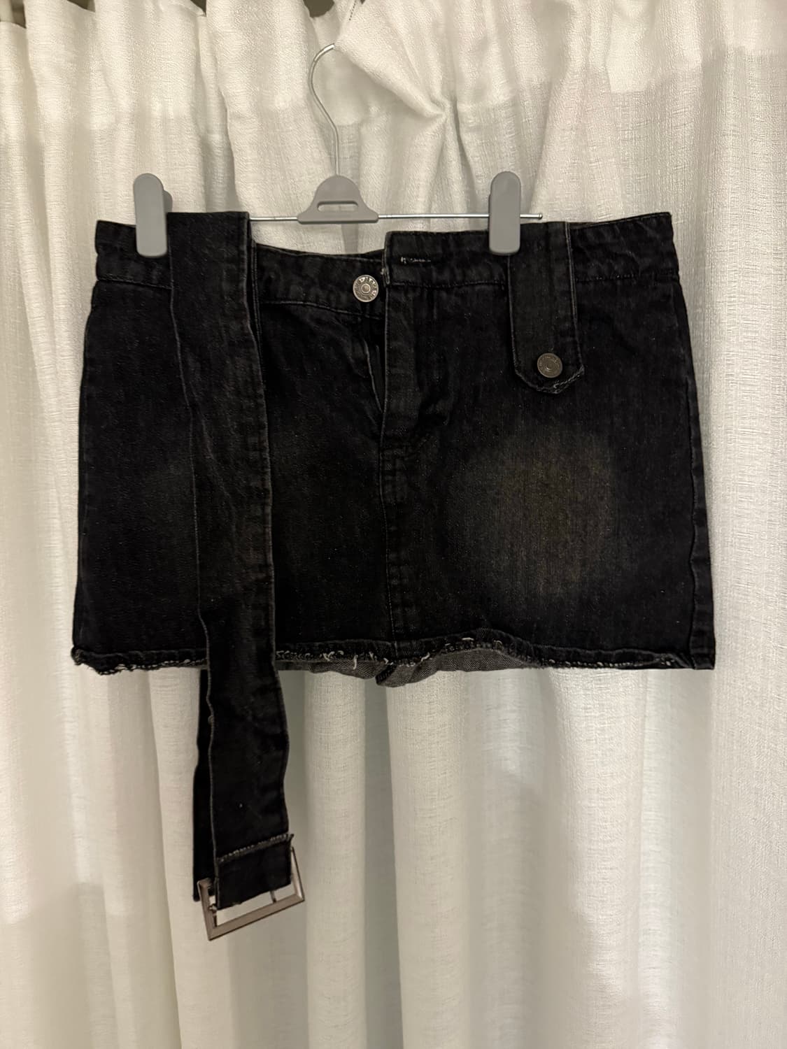 빈티지 블랙 청치마 상품이미지1