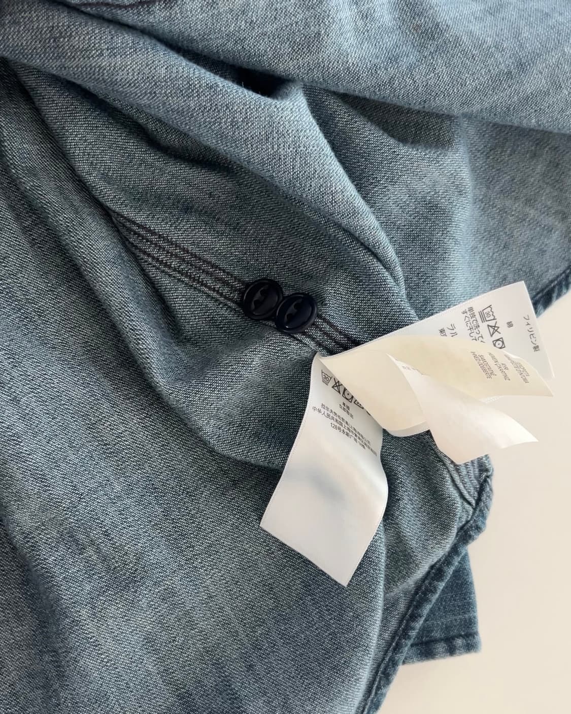 폴로 랄프로렌 데님 셔츠 XXL (Deadstock) 상품이미지6