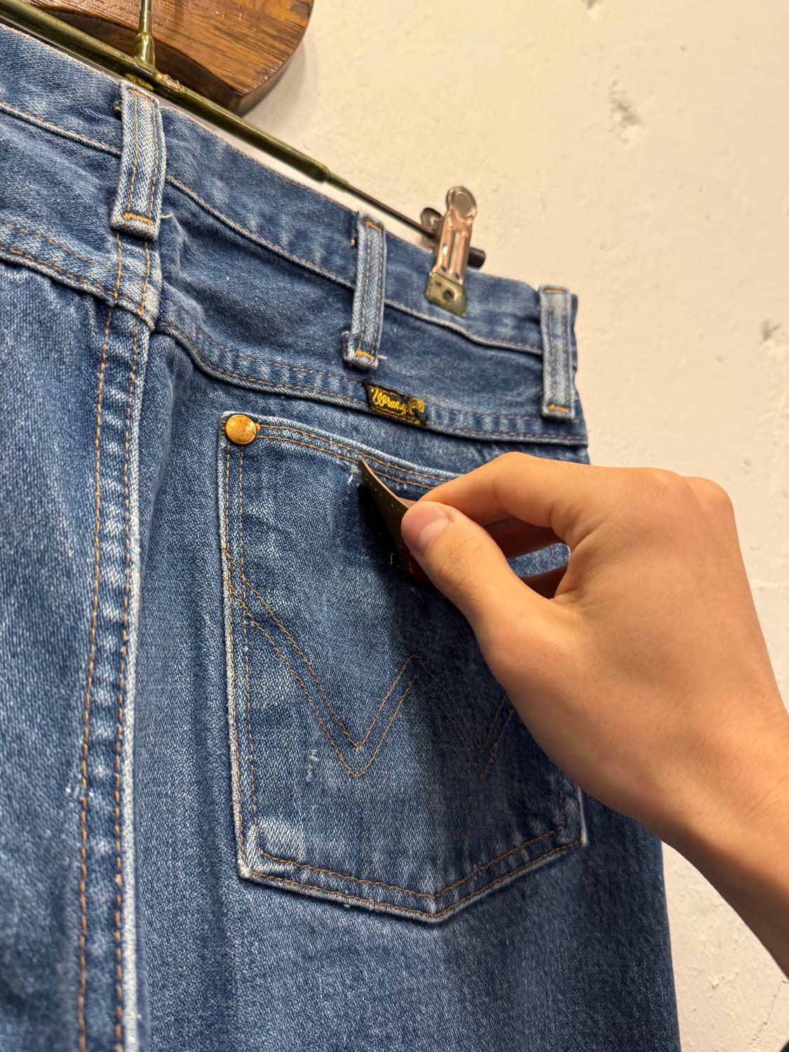 30) 90s USA Wrangler Regular Straight Je 상품이미지4