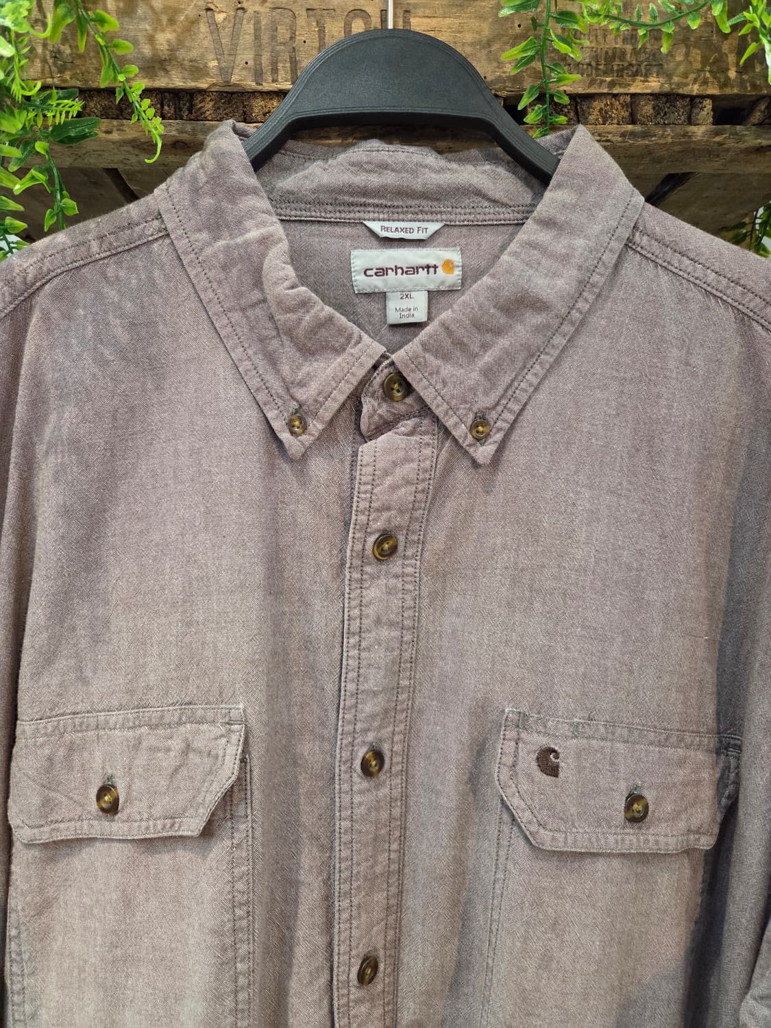 CARHARTT 칼하트 애쉬브라운 긴팔셔츠 상품이미지1