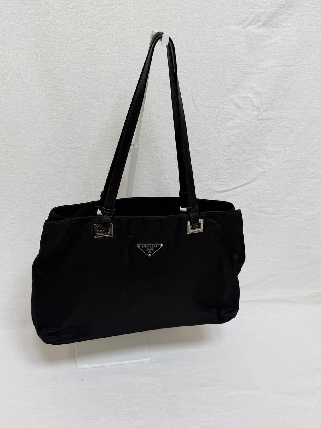 정품 프라다 포코노 나일론 블랙 토트백 숄더백 상품이미지5