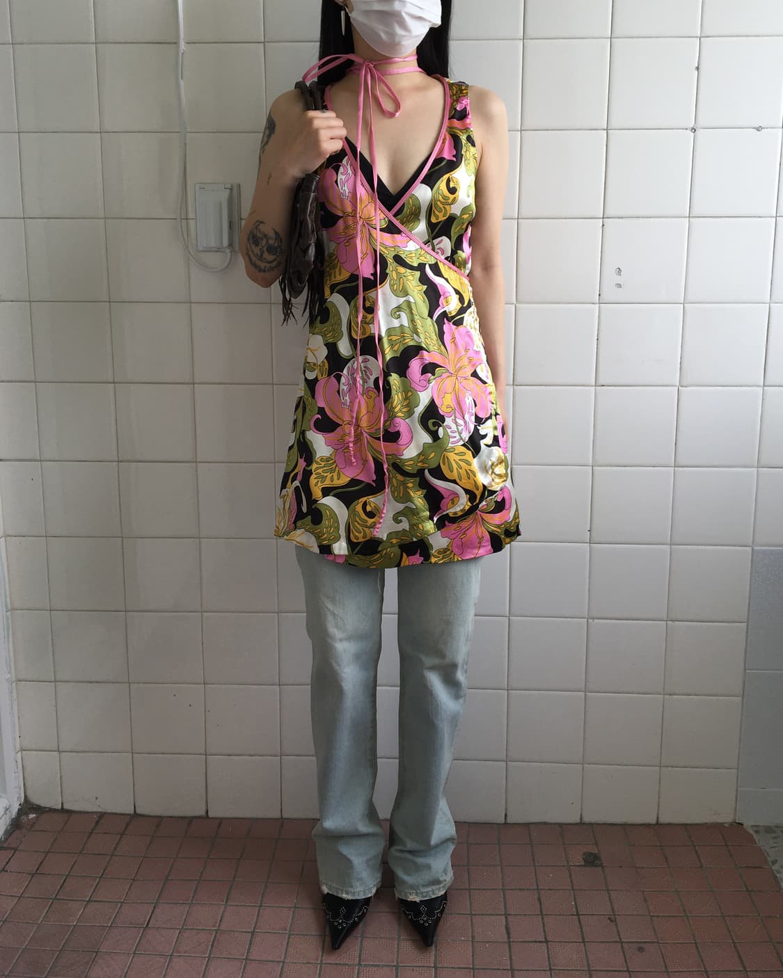 Miss sixty oriental mood wrap sleeveless 상품이미지1