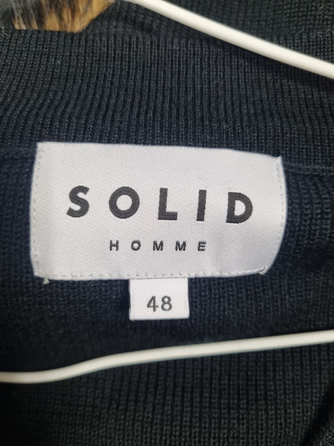 솔리드옴므 울니트 베스트 상품이미지3