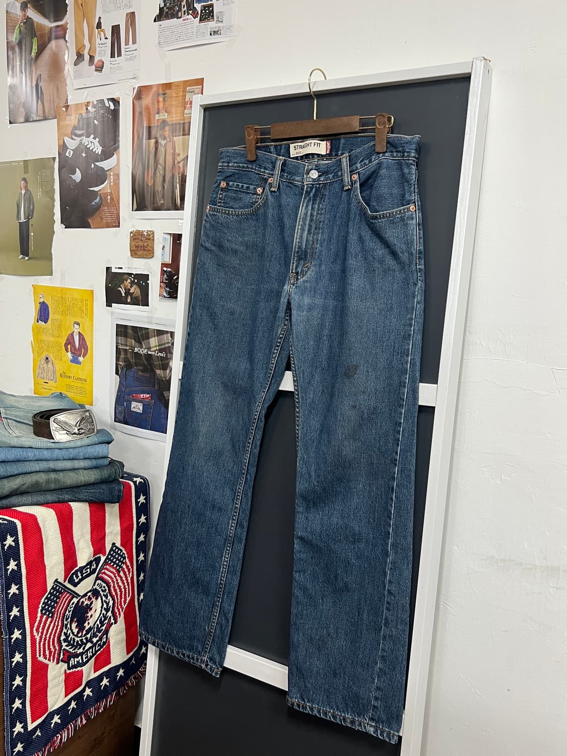 00s Levis 리바이스 505 스트레이트 핏 데님 팬츠 상품이미지9