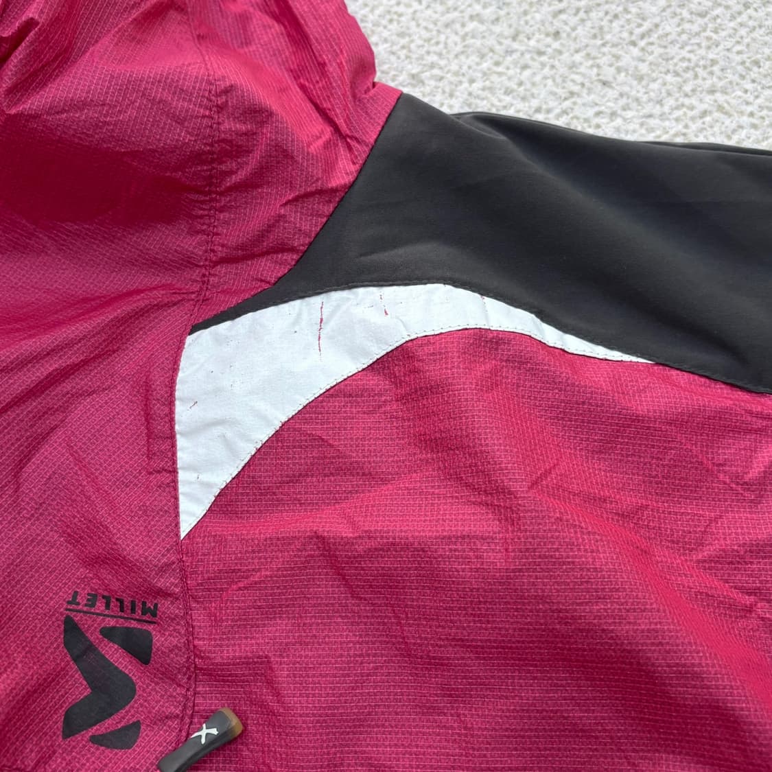 90 밀레 등산 후드 바람막이 자켓 0428E 상품이미지5