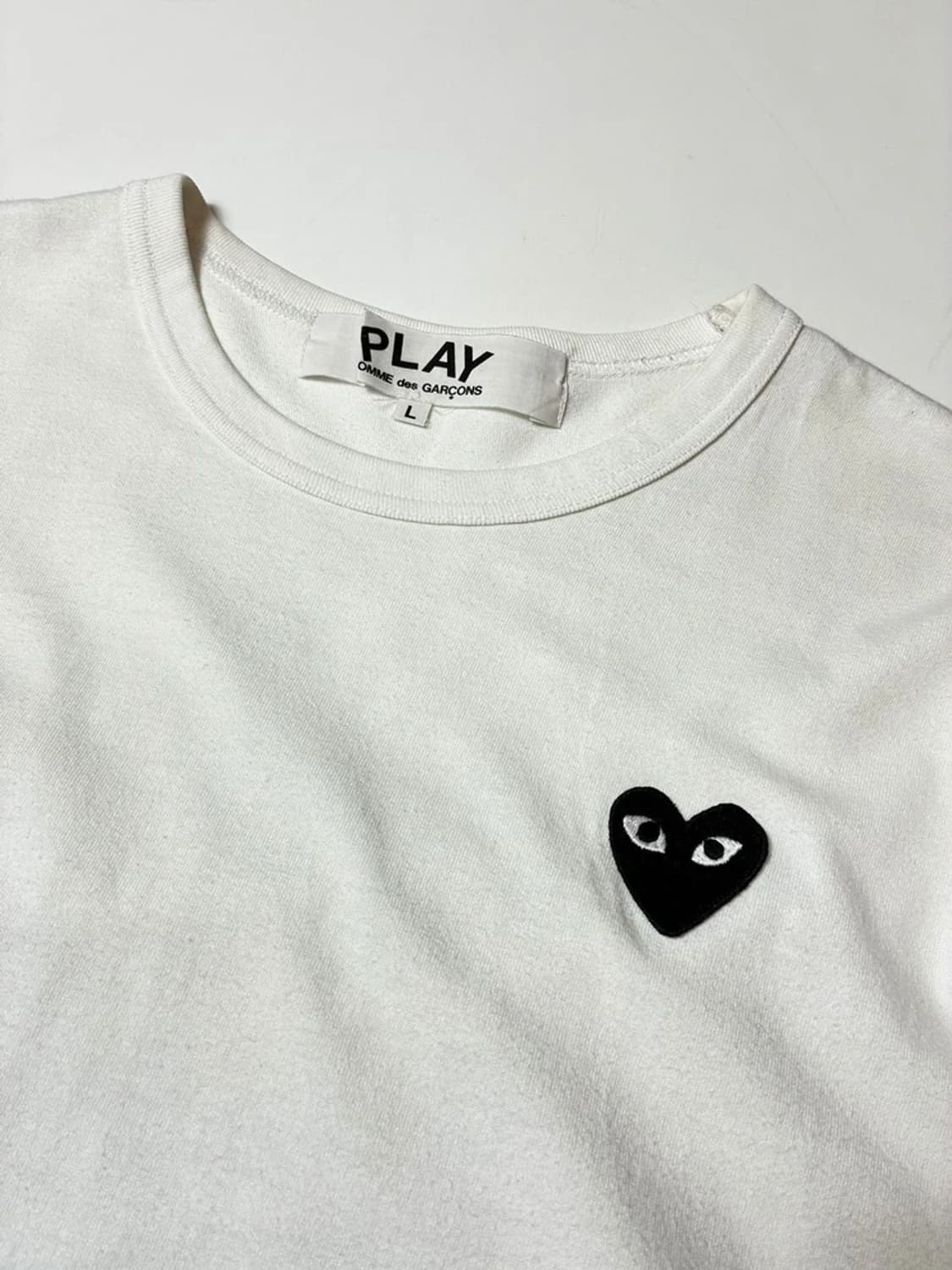 꼼데가르송 하트 로고 베이직 우먼스 반팔 티셔츠 PN9099 상품이미지3