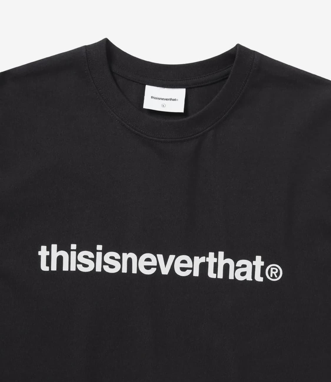 디스이즈네버댓 T-Logo Tee Black 상품이미지3