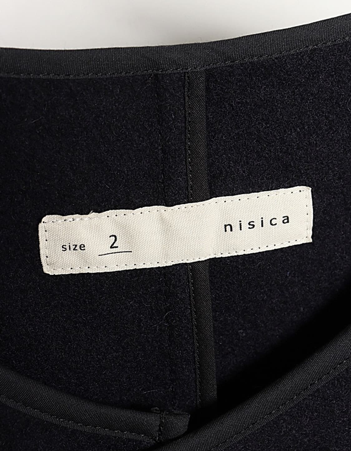 NISICA 더블 버튼 울 베스트 상품이미지6