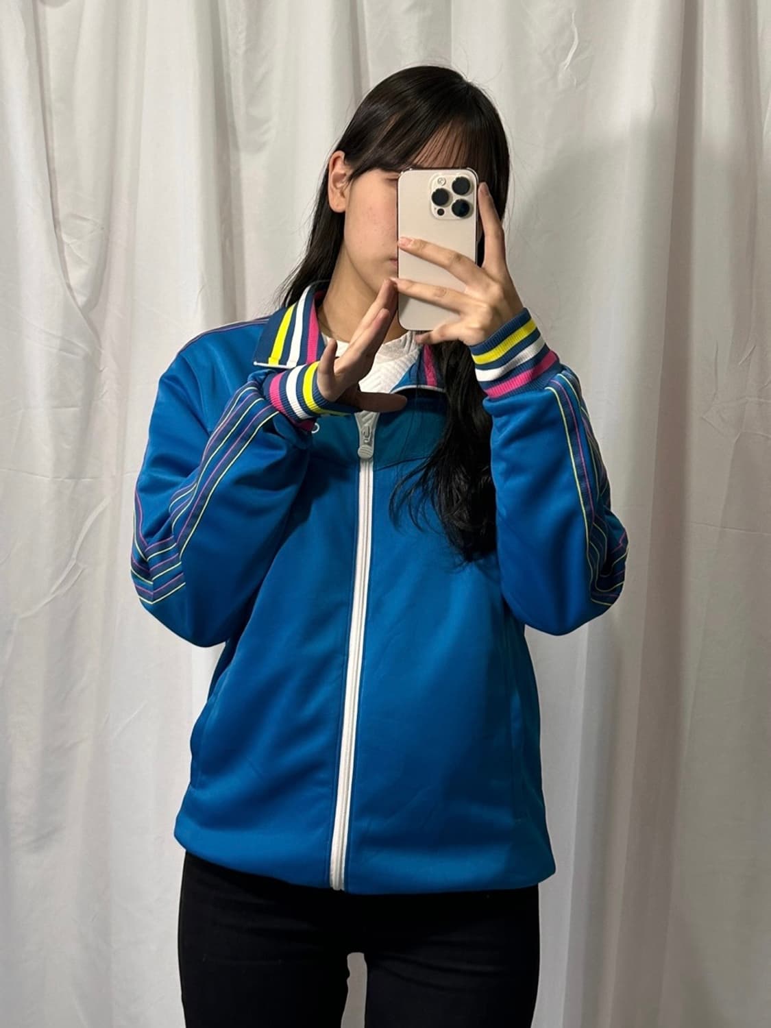 아디다스 네오 파란색 져지 L 상품이미지4