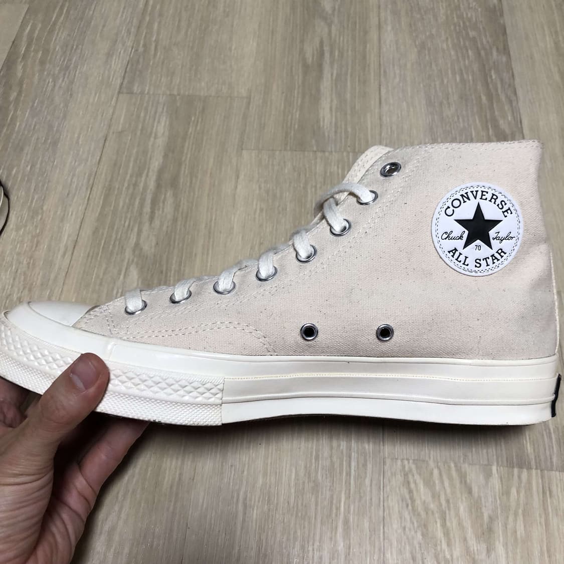 (280) 컨버스 CONVERSE 척70 하이 빈티지 캔버스 내추럴  상품이미지4