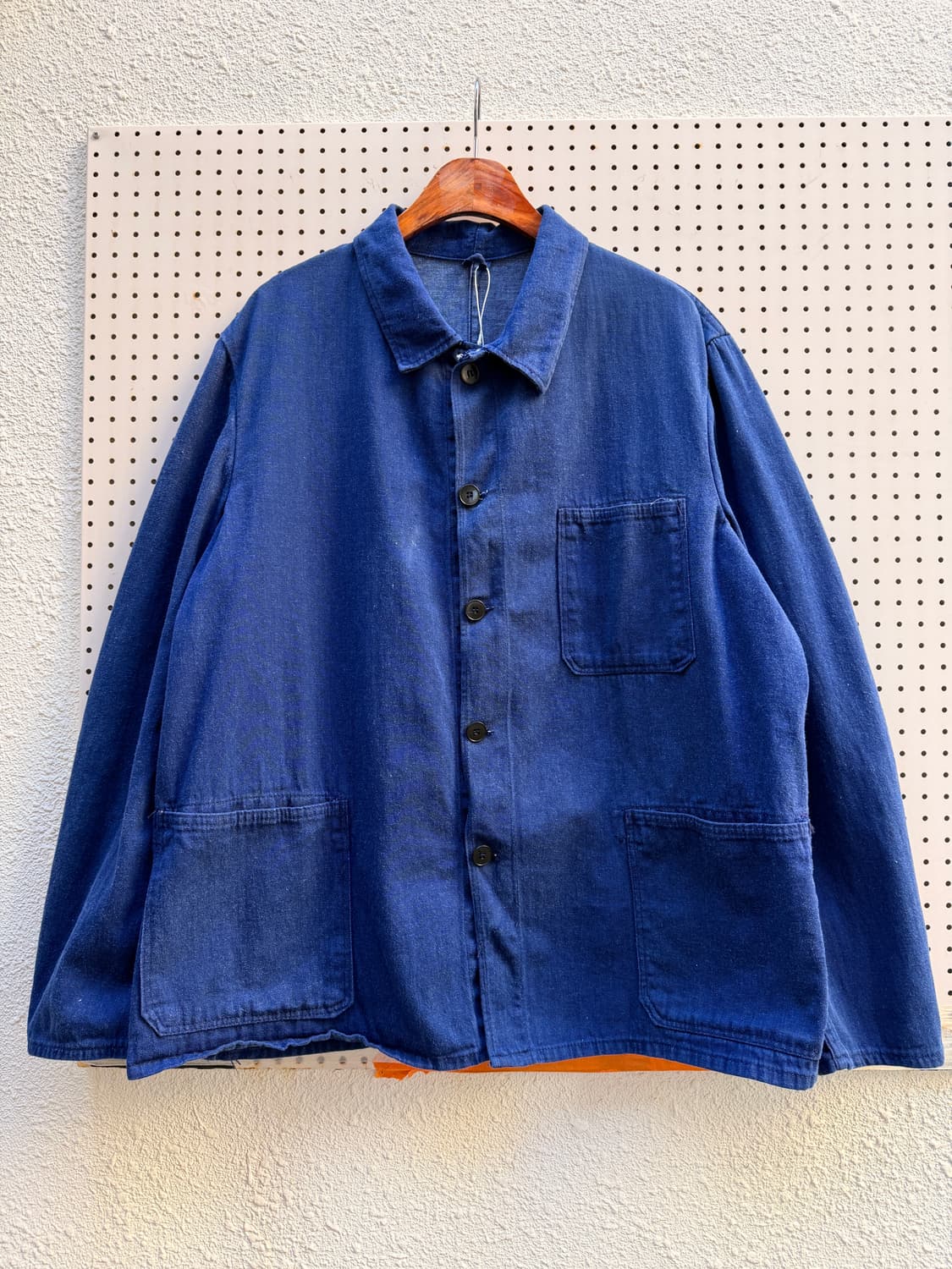 OLD VINTAGE DENIM FRENCH 데님 프렌치워크자켓 상품이미지1
