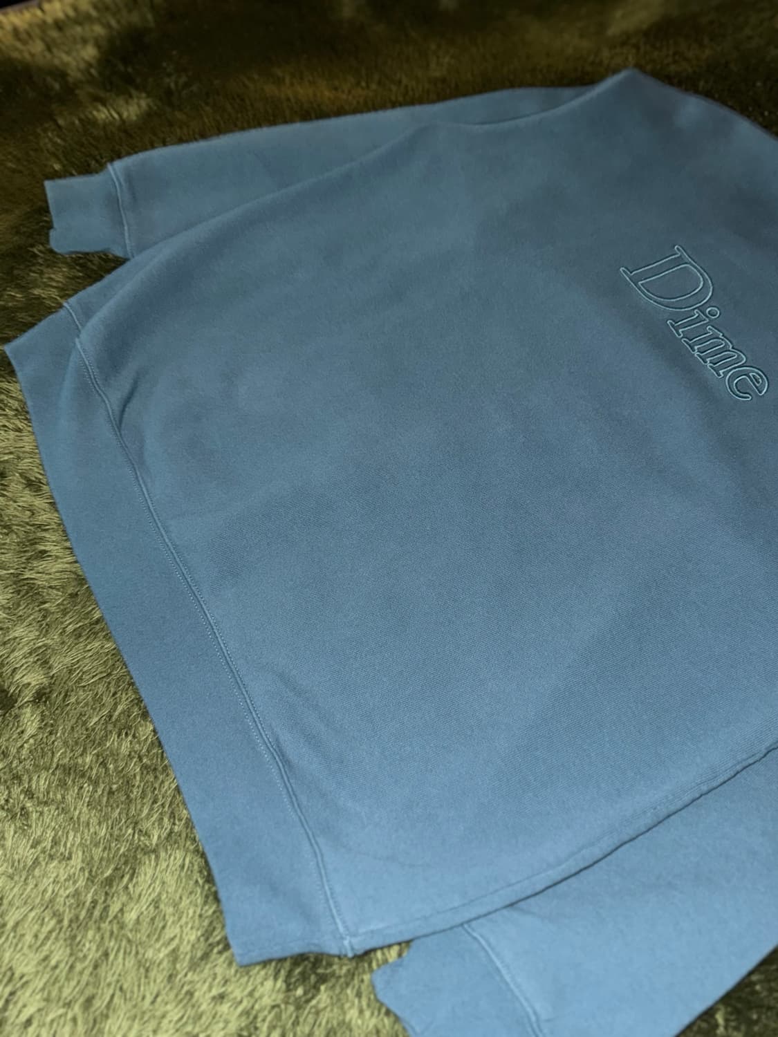 [L] DIME 다임 아웃라인 엠브로이더리 로고 스웻셔츠 틸 상품이미지6