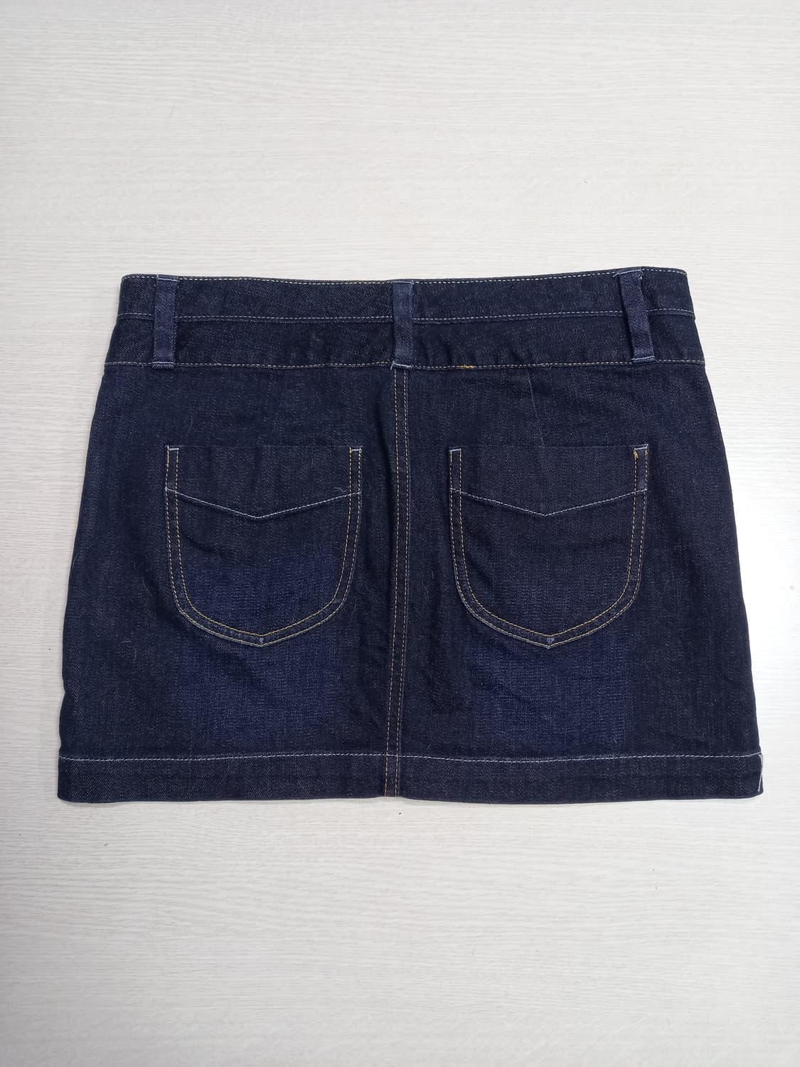 27-28 새상품 A/X 스판 데님 미니스커트진청 28-930 상품이미지2