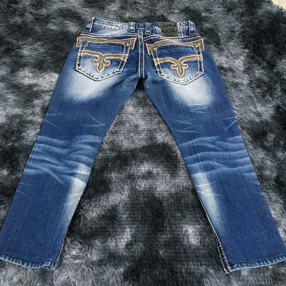 투티/A4 Rock revival 워싱 팬츠 데님 힙합 펑키 y2k 29 상품이미지7