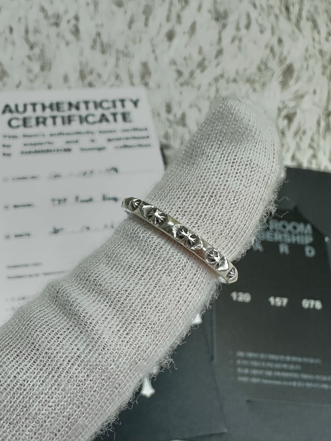 [KS 12]  정품 크롬하츠 TFP 펑크링 상품이미지1